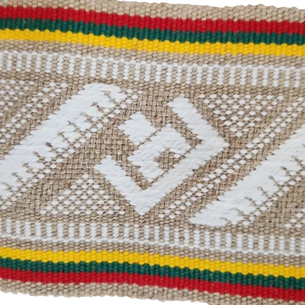 New without tag, vintage authentic Lithuanian woven belt sash juosta